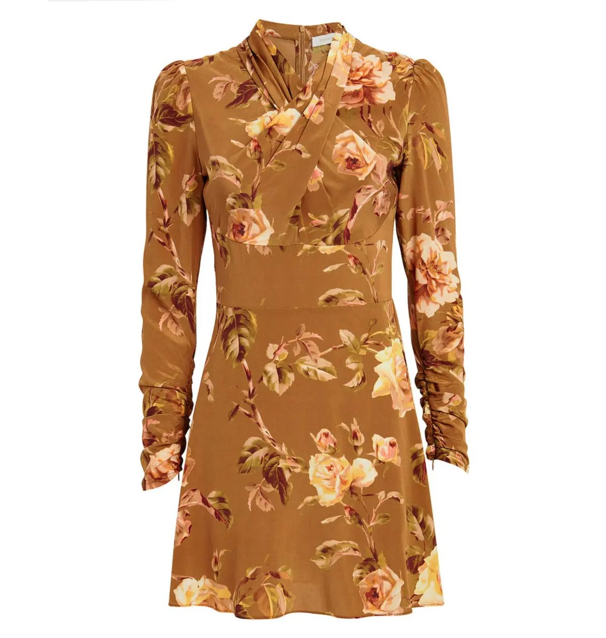 Zimmermann Resistance Silk Twist Mini Dress Floral Size 0 / AU 8 photo 5