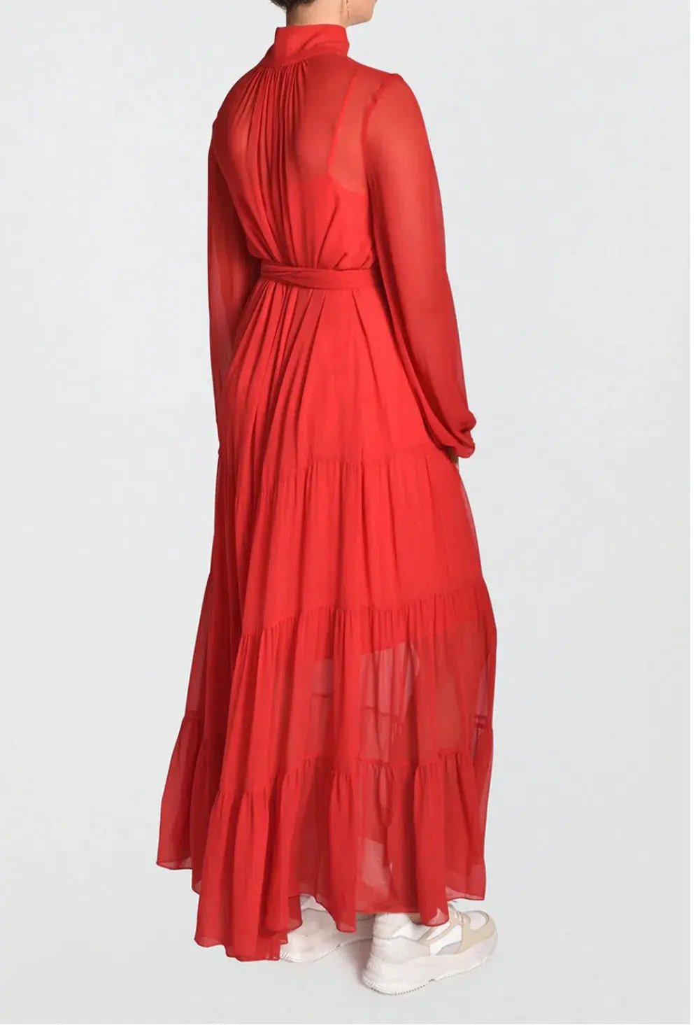 Husk Ruby Maxi Dress Chilli Red Size 12 photo 2