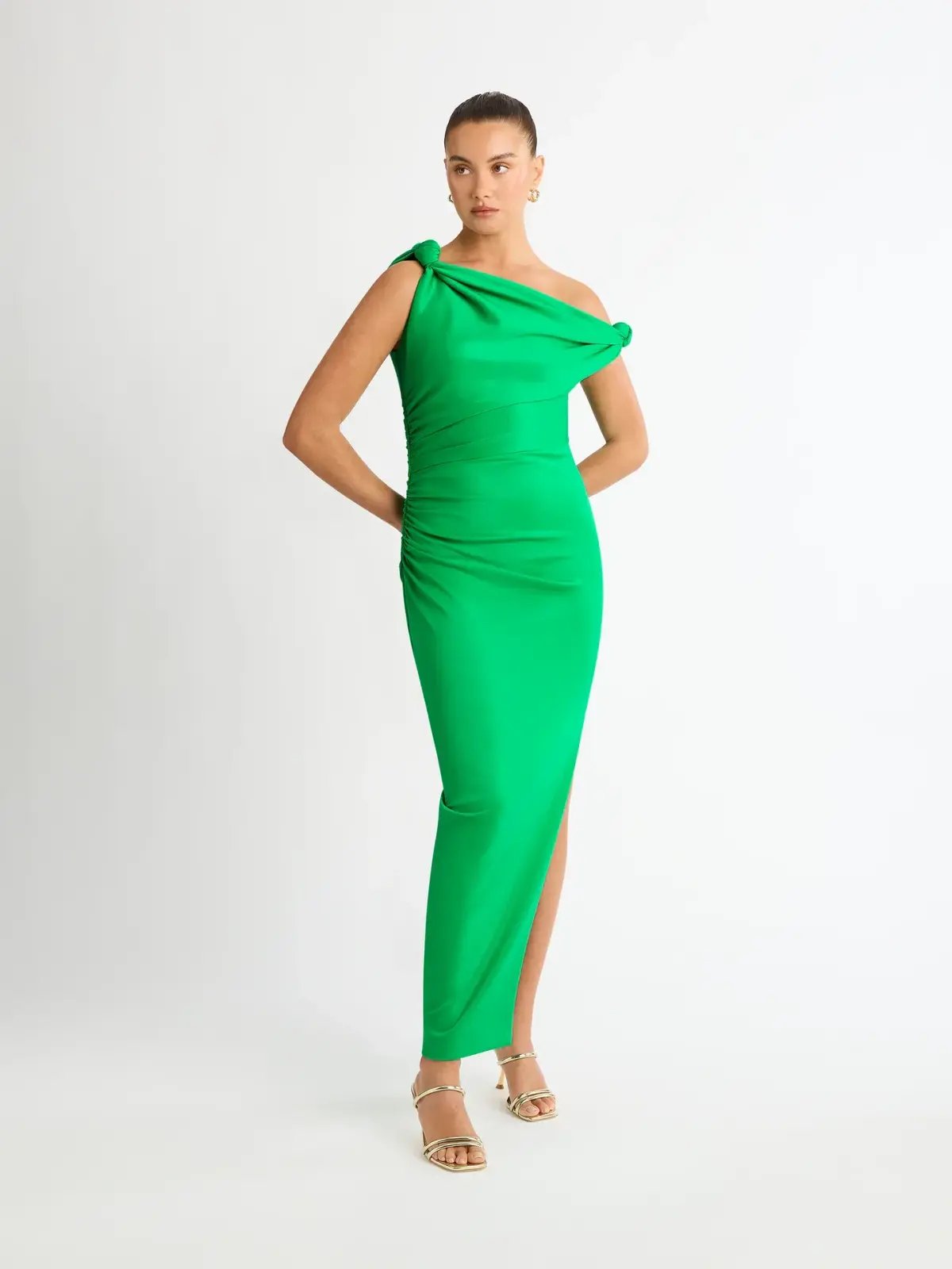 Sheike Ludlow Midi Dress Green Size 14 photo 4