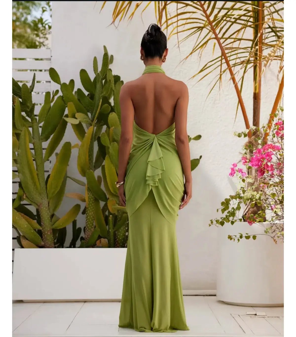 Abyss by Abby Debut Maxi Dress Green Size AU 8 photo 3