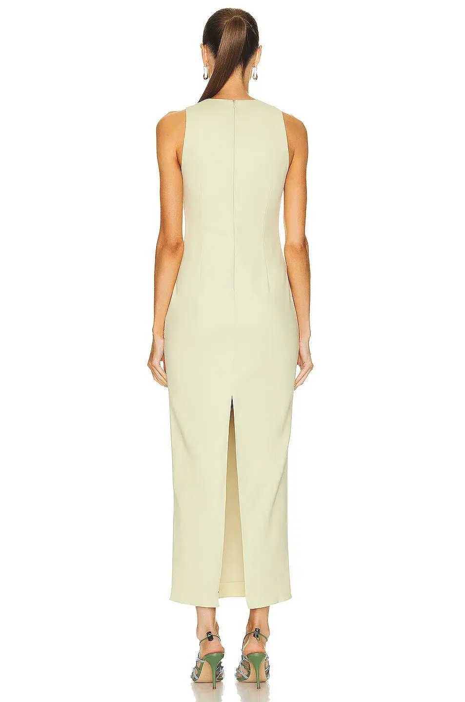 Sir The Label Esther Midi Dress Pistachio Green Size 2 / 10 AU photo 4