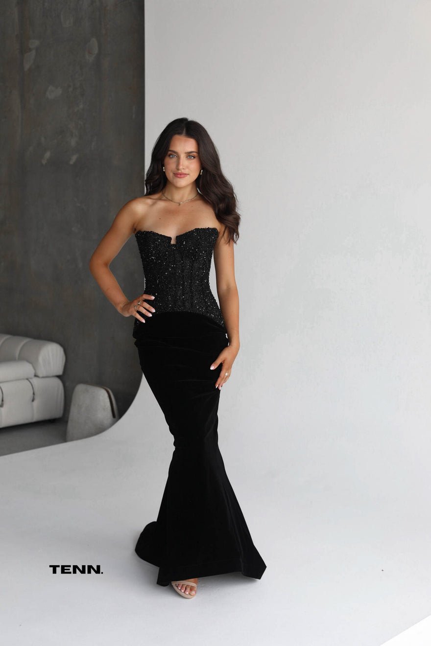 Lia Stublla Divine Gown - Black photo 2
