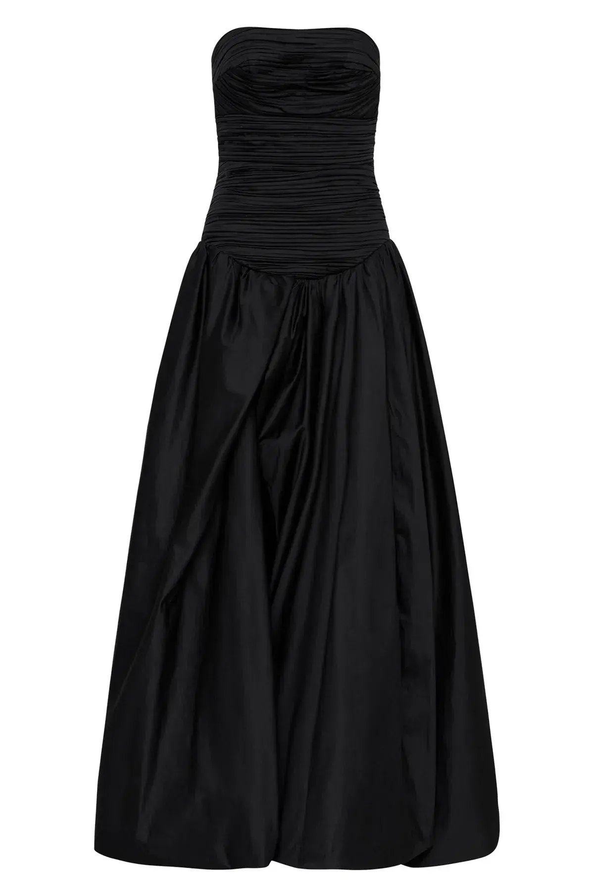 Aje Violette Bubble Hem Maxi Dress Black Size 4 photo 4