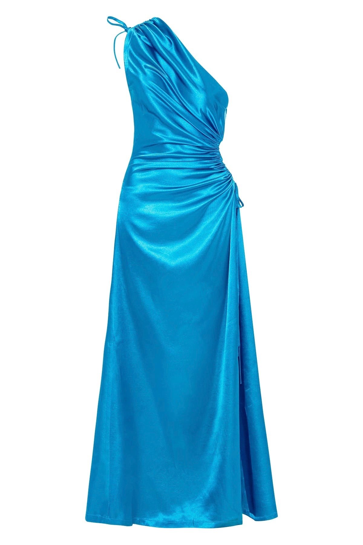 SONYA NOUR CYAN MAXI DRESS - CYAN BLUE photo 4