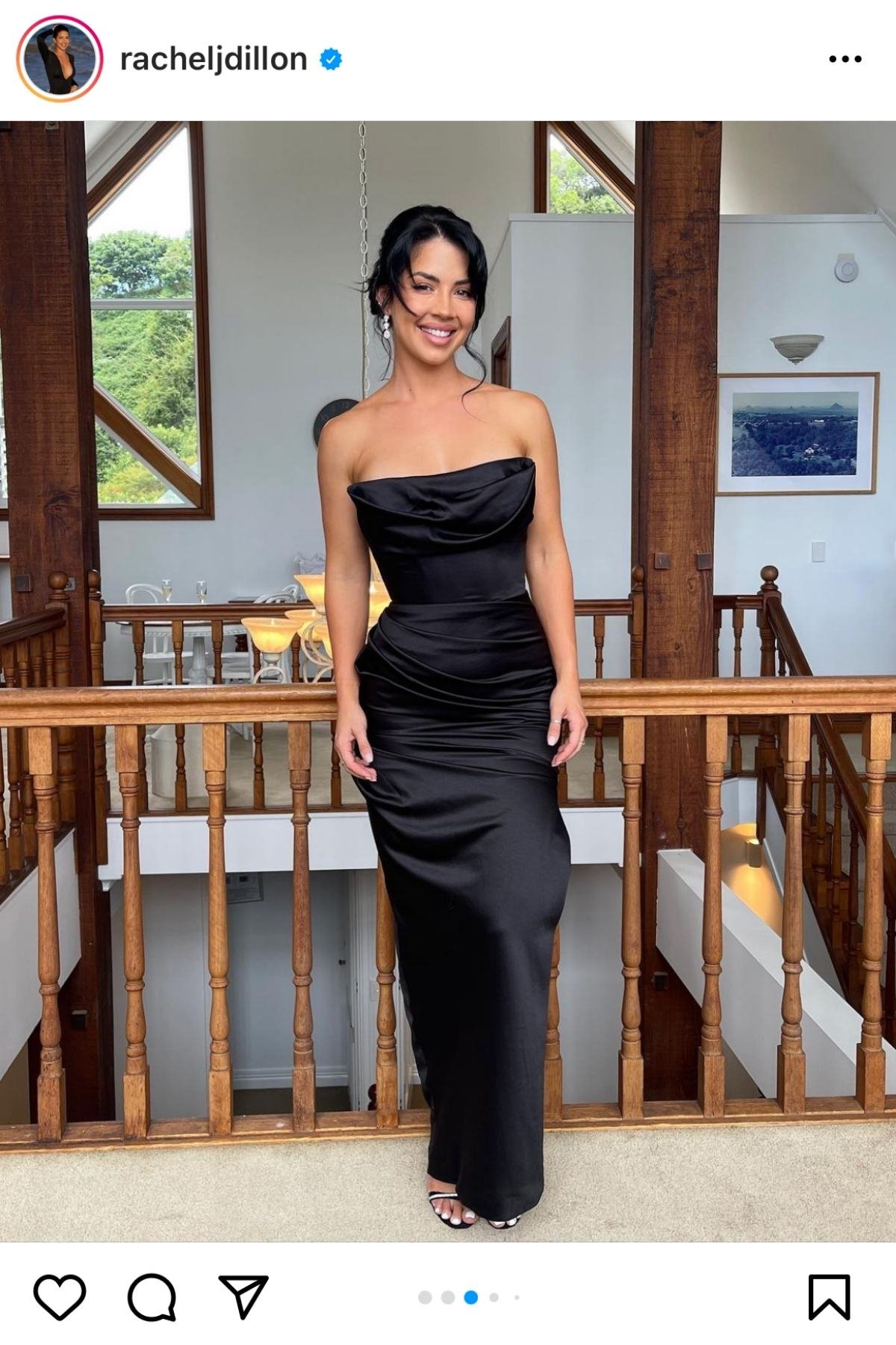 Adrienne Corset Maxi in Black photo 3