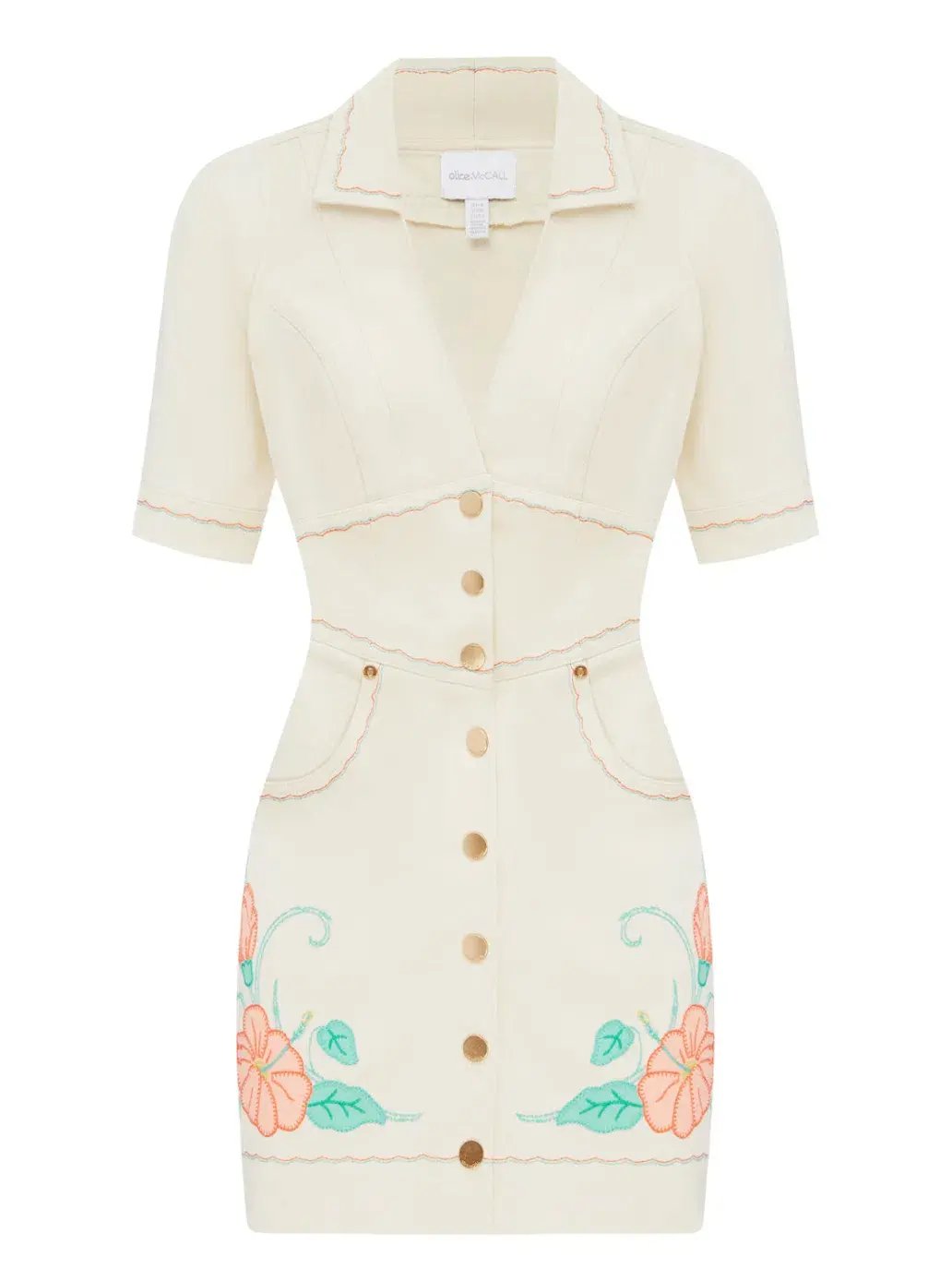 Alice McCall Tanika Mini Dress Canvas Size XS / Au 6 photo 5