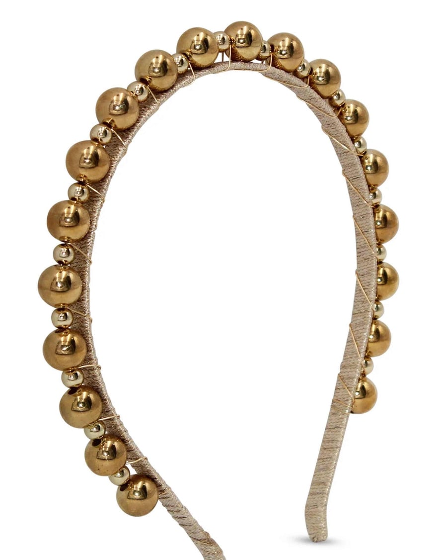 Morgan & Taylor Penny Headpiece, Gold photo 3