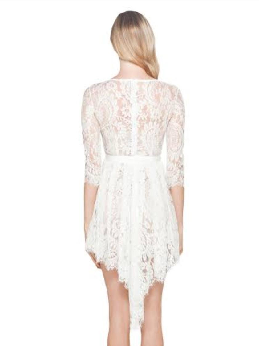 Lover Serpent Lace Dress Ivory 12 photo 3