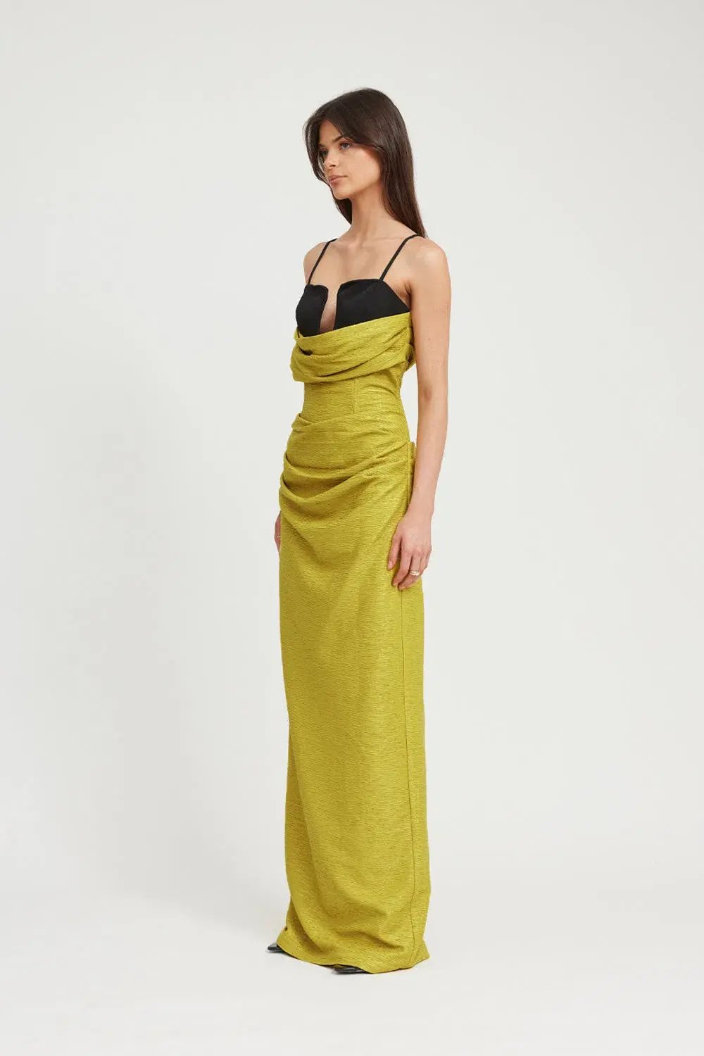 Tojha Ellison Maxi Dress Yellow Size 12 photo 2