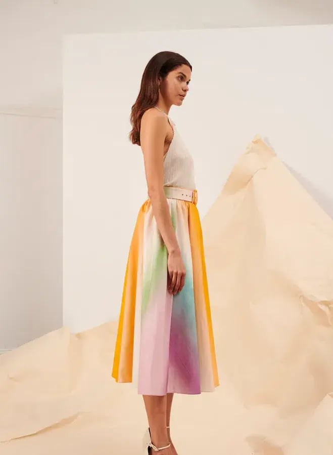 Kate Ford Corinth Maxi Skirt Multicoloured Size 4 / AU 14 photo 3
