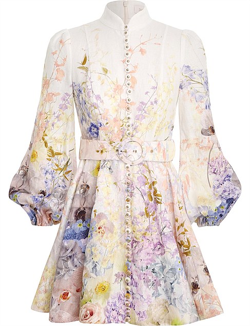 ZIMMERMANN RHYTHMIC BUTTONED MINI DRESS photo 3