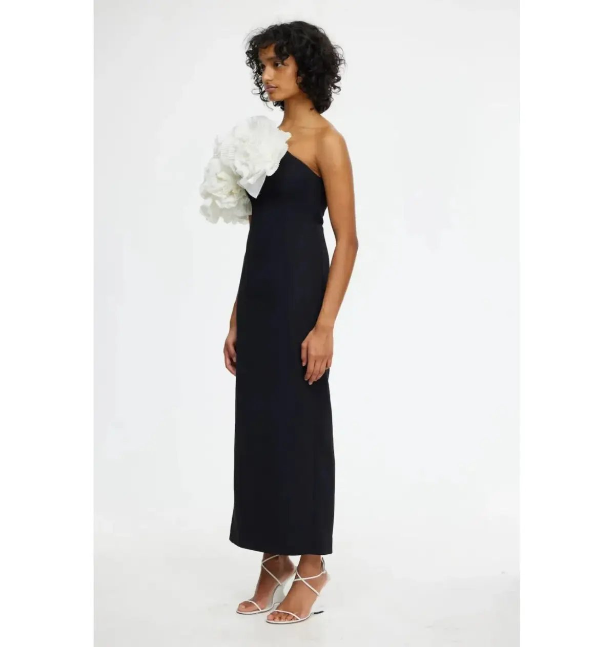 Acler Hampstead Midi Dress in Black and Ivory Size AU 12 photo 2
