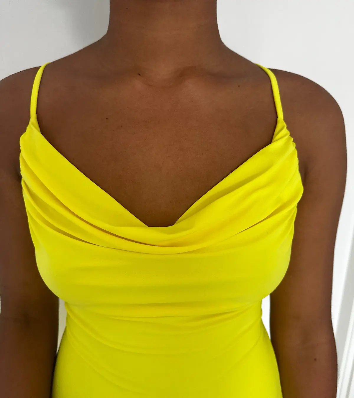Gossip Gowns Ashleigh Floor Length Lemon Yellow Size 6 photo 3