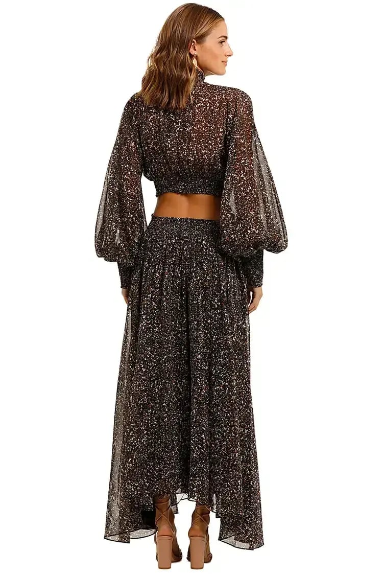 Camilla and Marc Cirro Midi Dress Print Size 8 photo 3