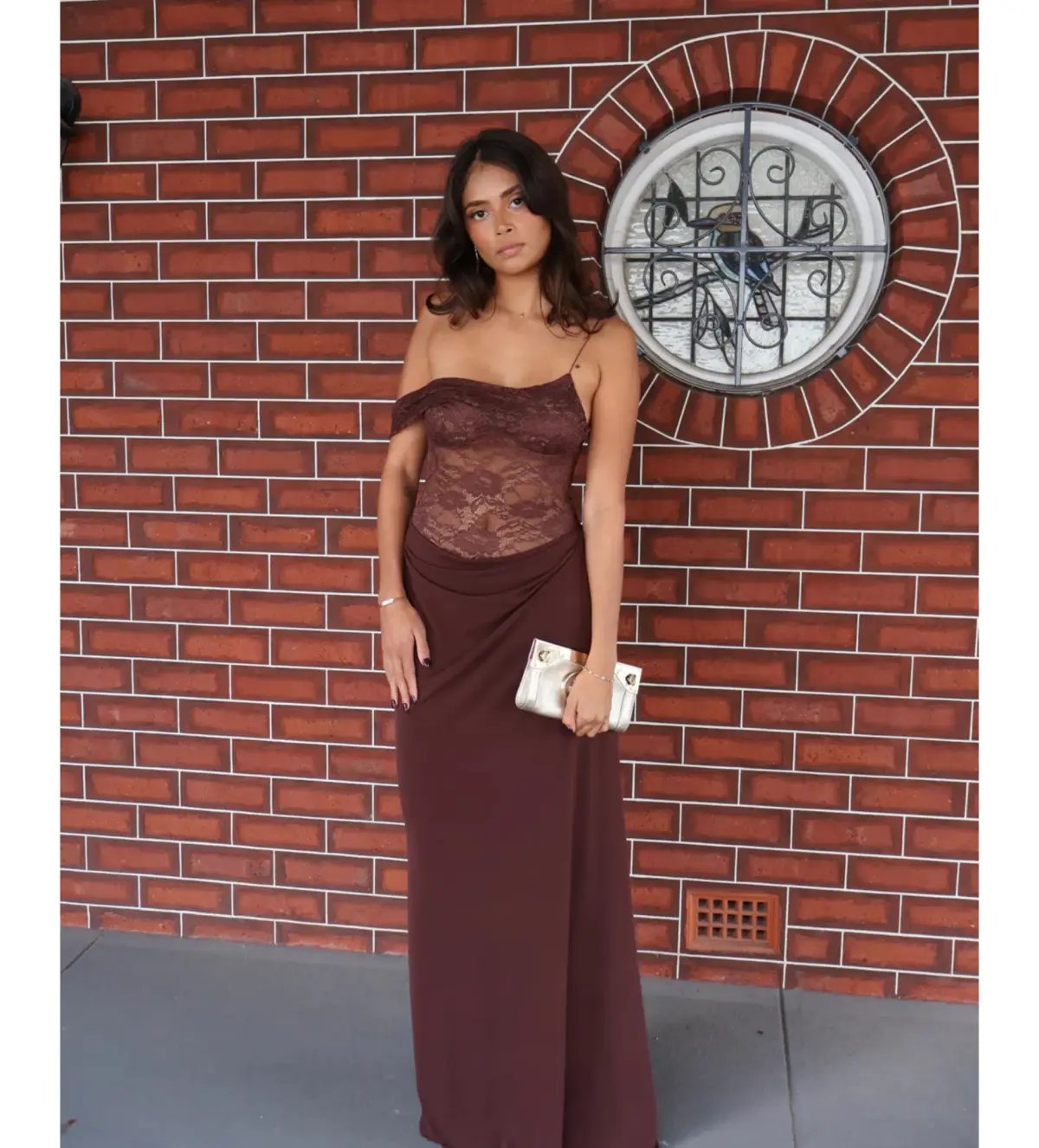 Natalie Rolt Sloane Maxi Dress Espresso Size 2/AU 10 photo 2