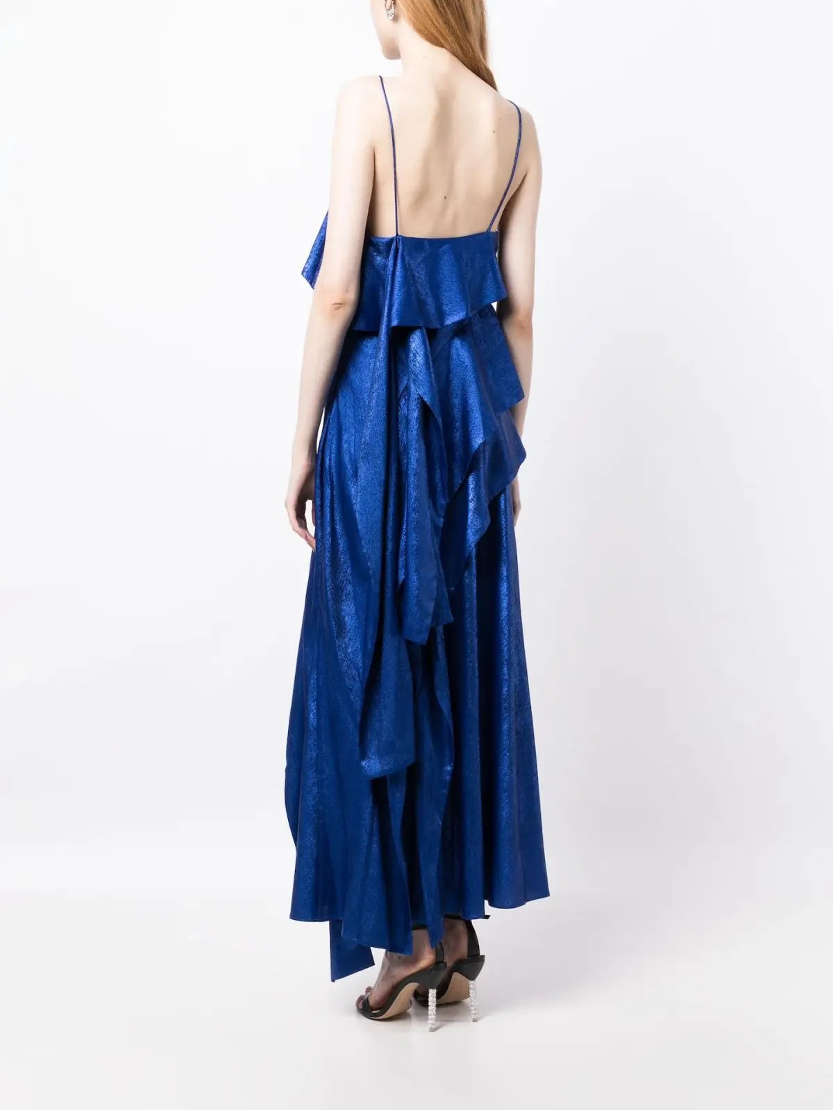 Acler Harley Midi Dress Regal Blue Size 10 photo 2