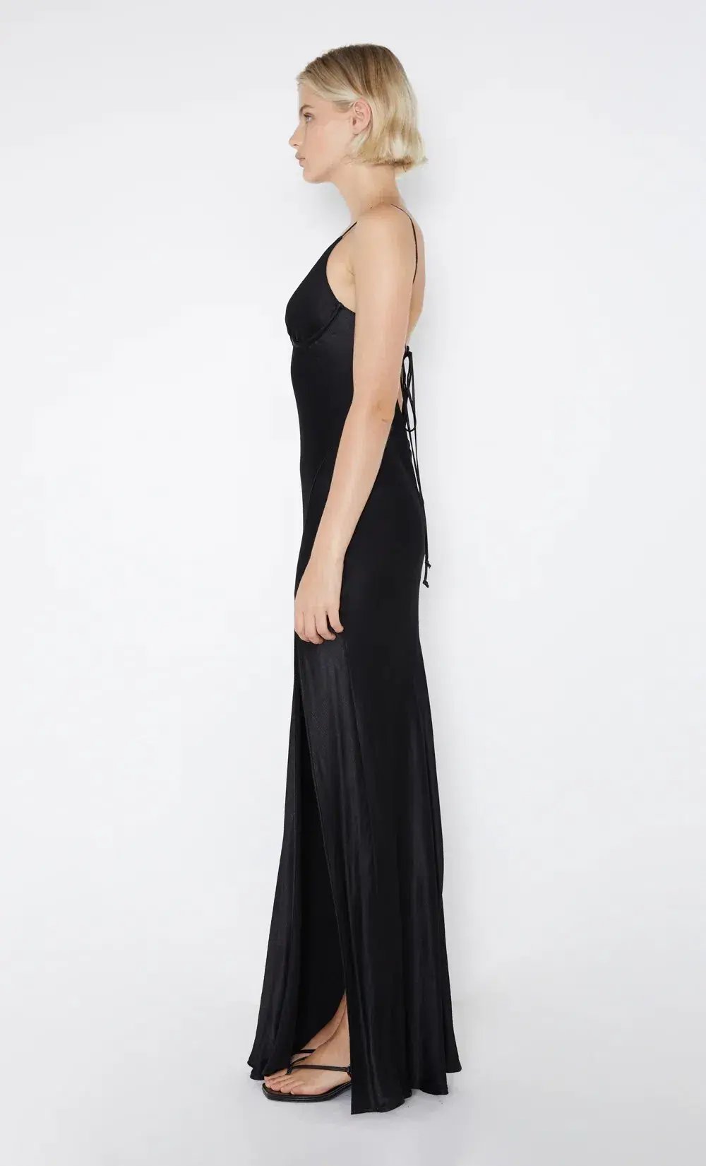 Bec & Bridge Ren Split Maxi Dress in Black Size 6 photo 5
