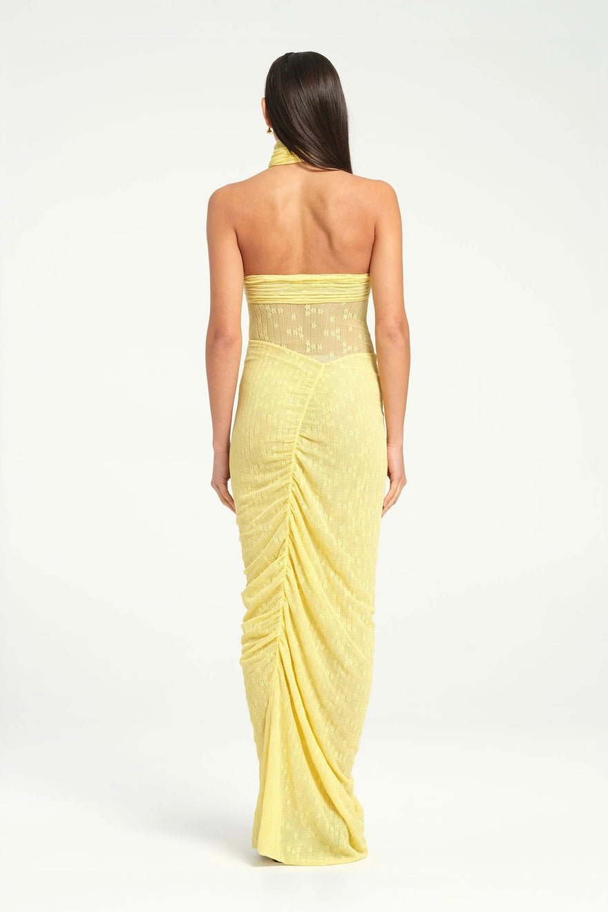 Benni Hudson Lace Maxi Dress - Butter photo 3