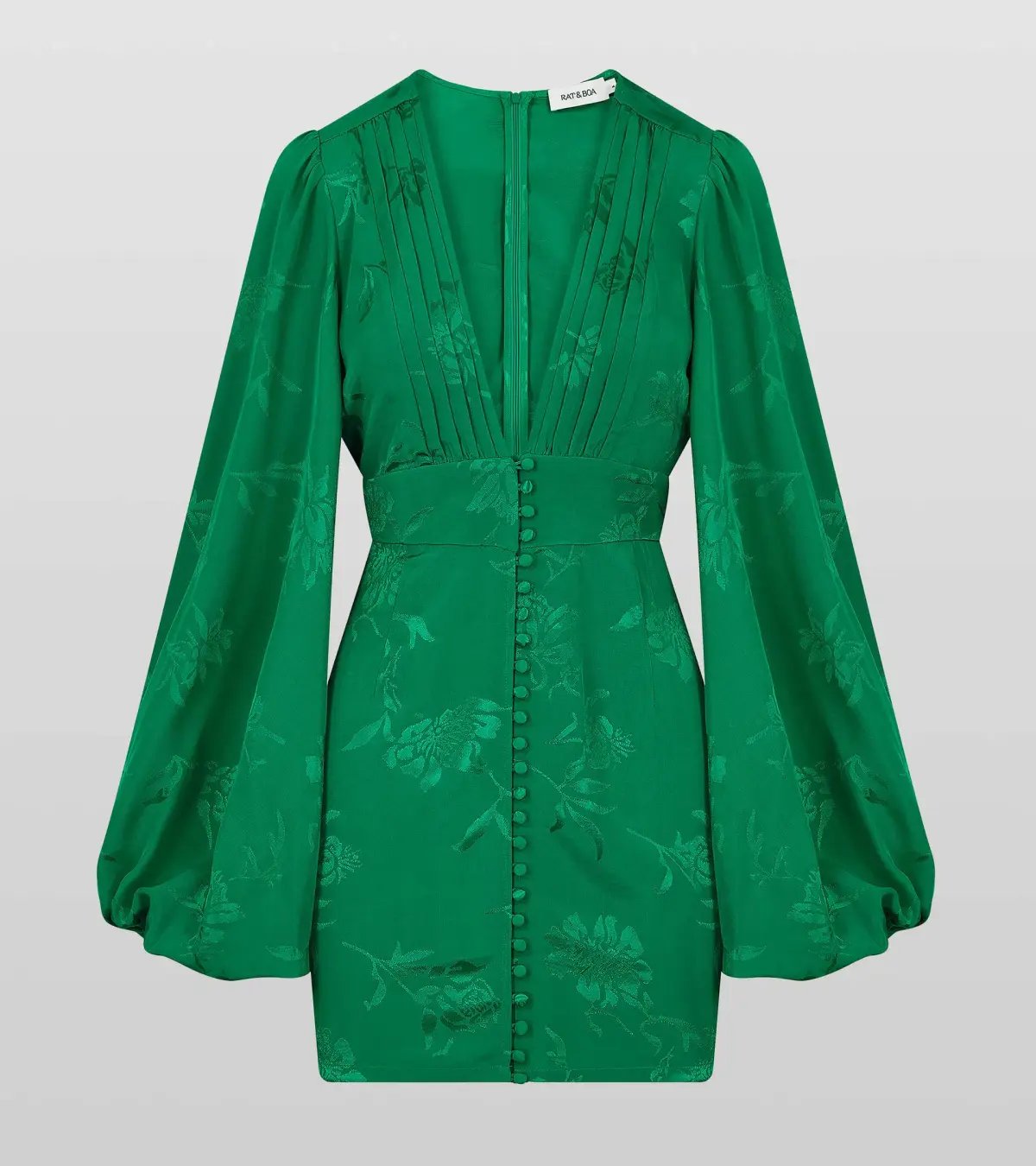 Rat and Boa Isabella Dress Green Size 6 photo 4