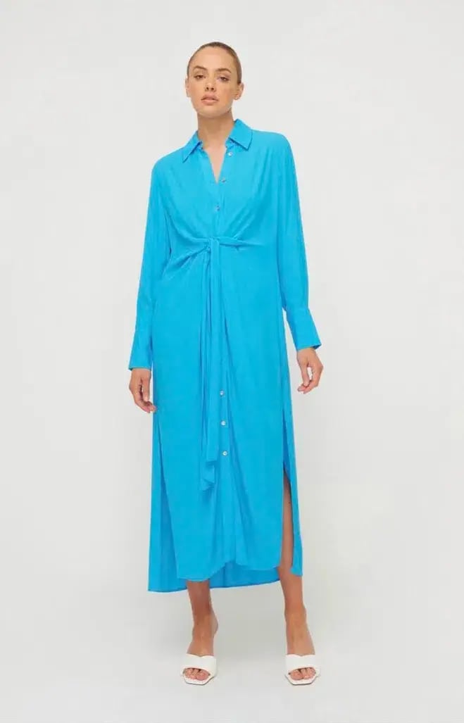 Sheike Paradiso Dress Blue Size 14 photo 6