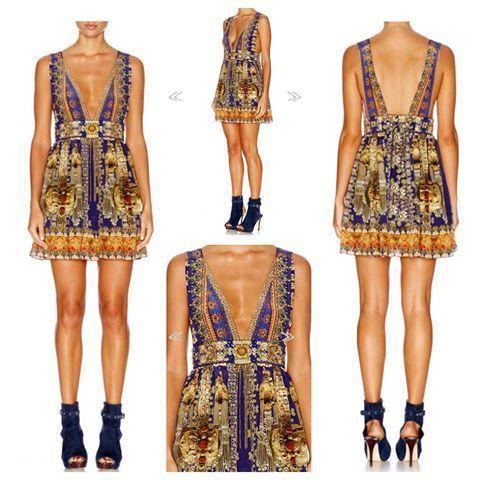 Camilla La Chaquetilla V Neck Short Dress Size 6 photo 2