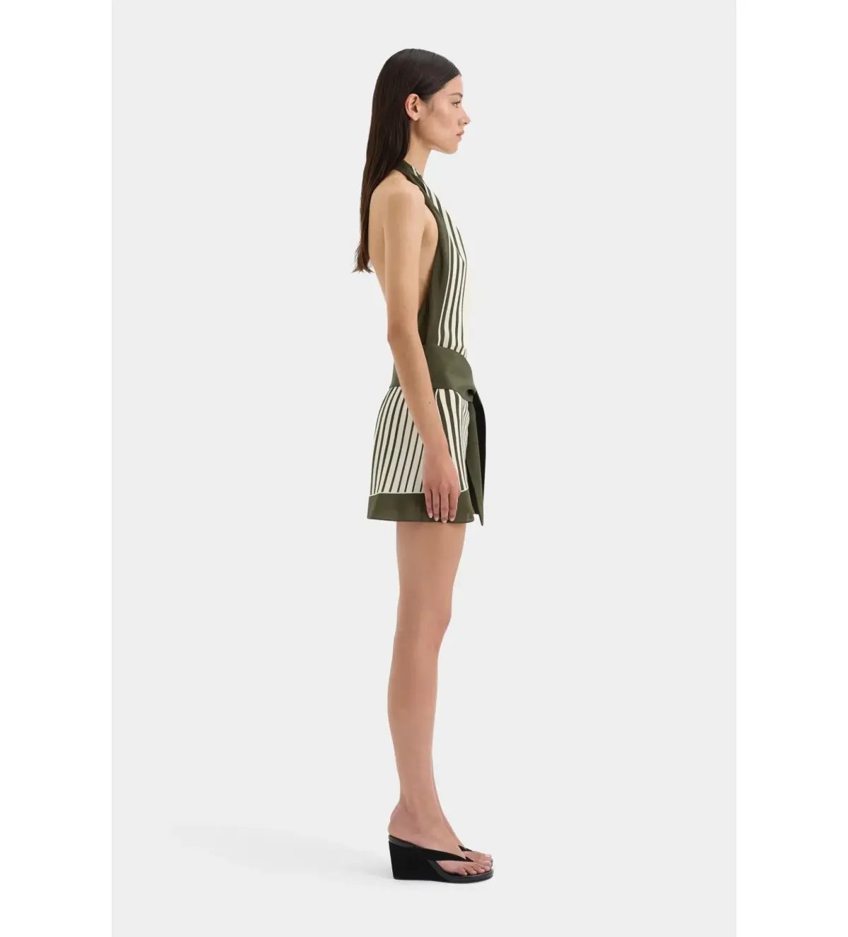 Sir The Label Leilana Mini Dress Garden Stripe Size 1/AU 8 photo 2