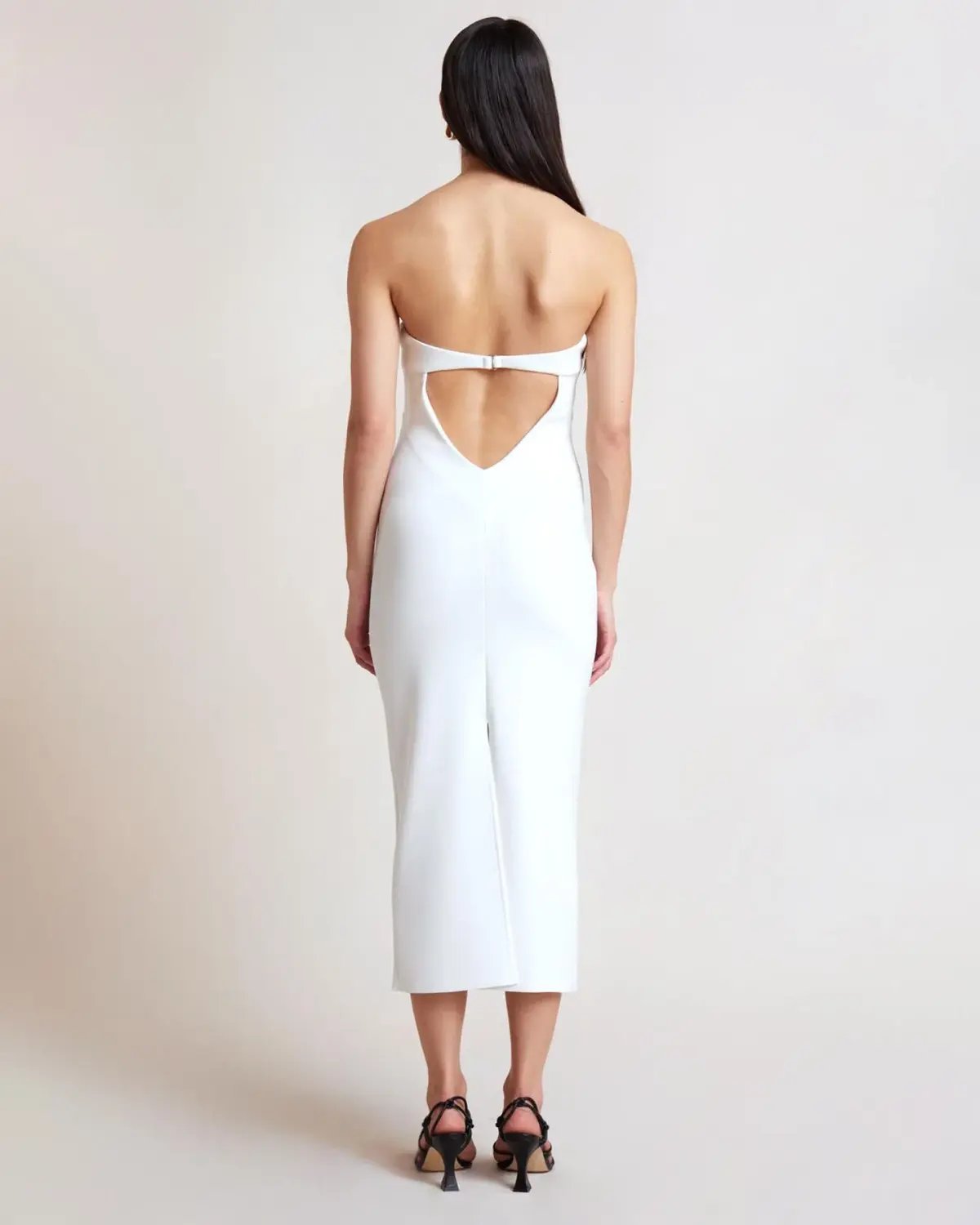 Bec and Bridge Noa Midi Dress White Size 8 photo 2