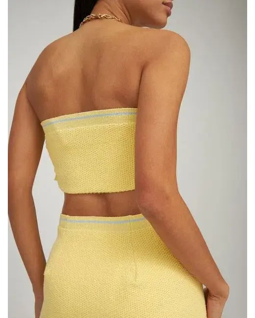 Jacquemus Sorbetto Terry Towel Set Yellow Size 6 photo 2