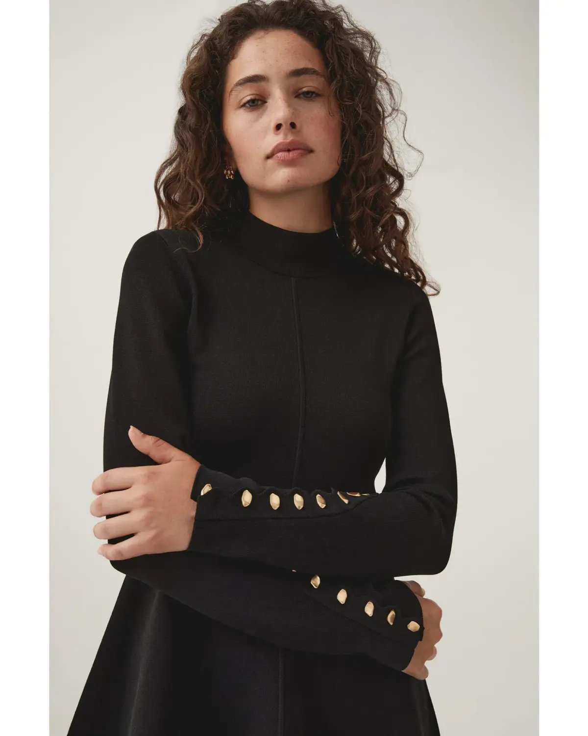 Aje Harmony Knit Dress in Black Size XXS / AU 4 photo 2