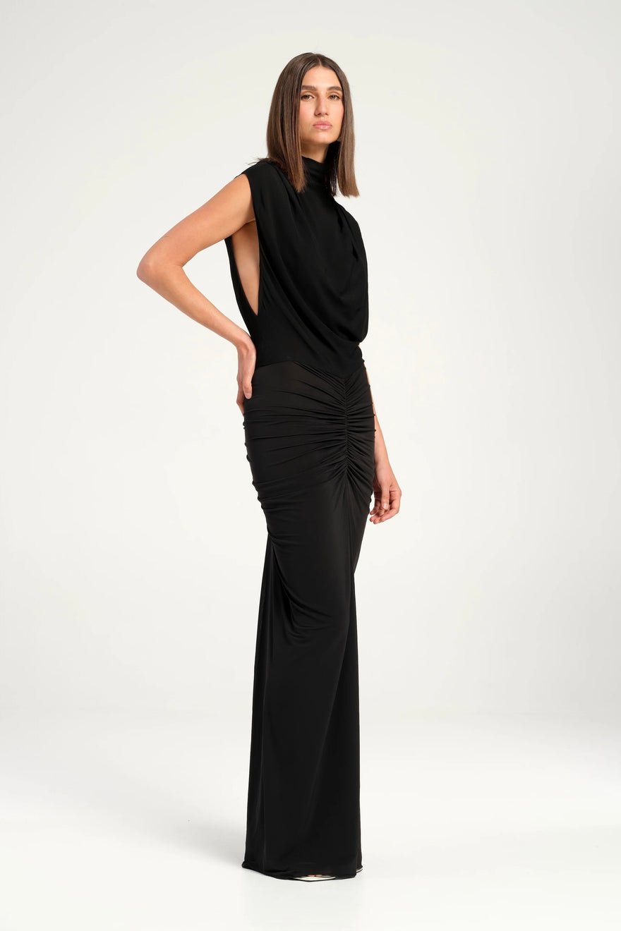 Benni Willow Maxi Dress - Black photo 3
