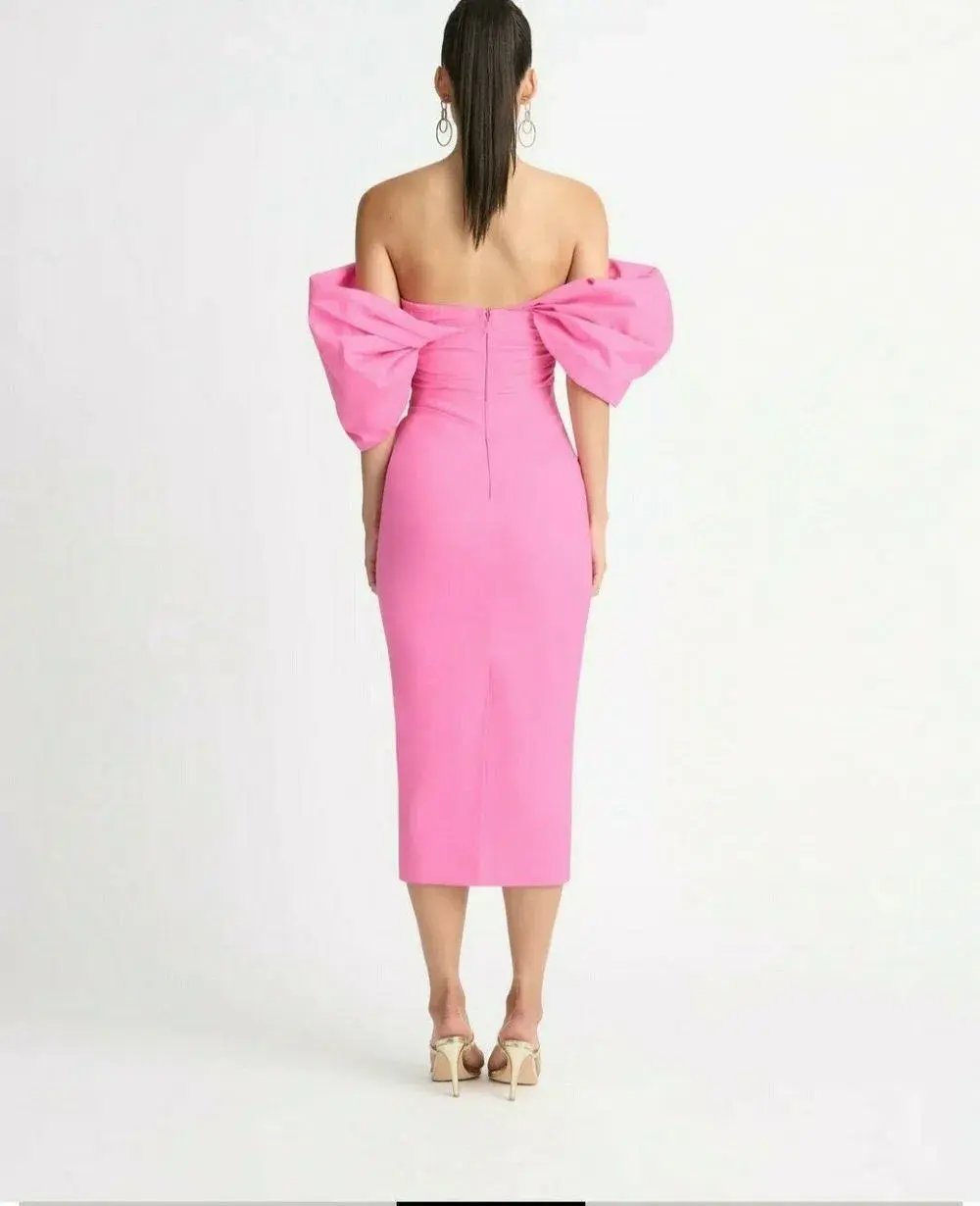 Sheike Ever After Midi Dress Pink Size 16 photo 2
