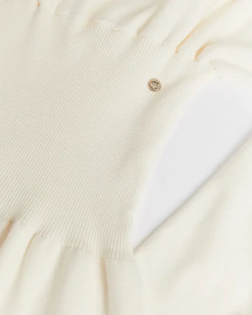 Ted Baker Alice Cocoon Midi Dress in Cream Size 1 / AU 8 photo 4