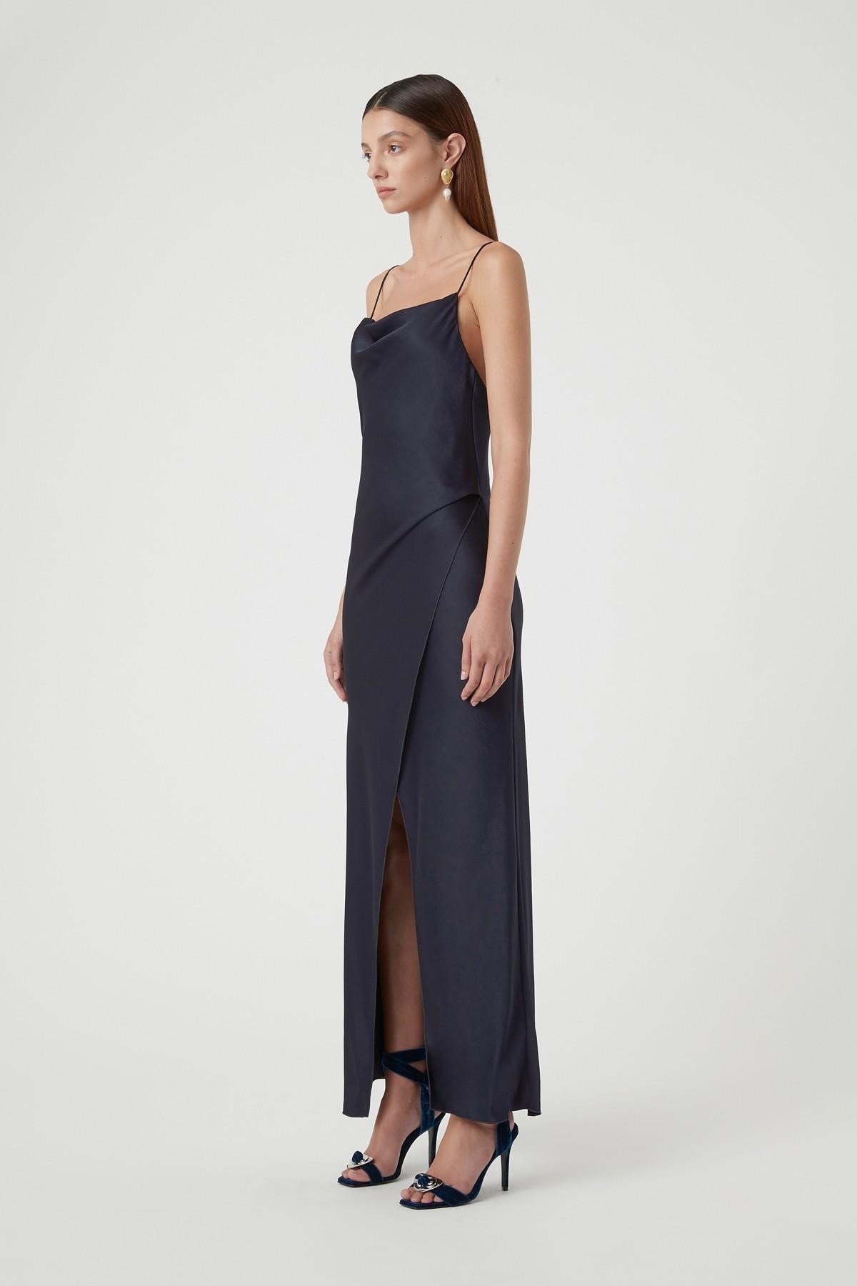 Bowery Slip Dress Navy Size 6 photo 4