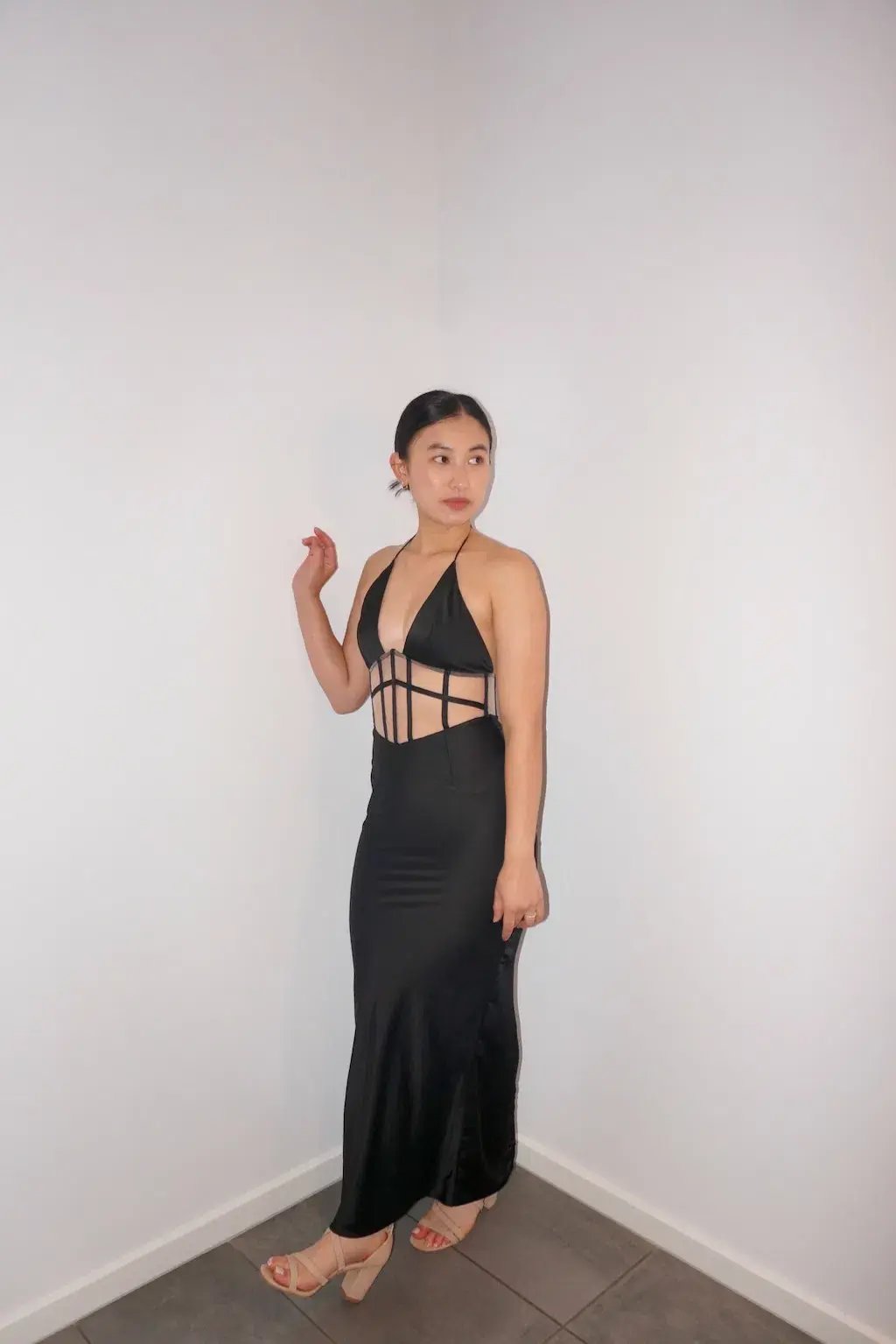Derma Department Harlow Dress Black Size 6 photo 2