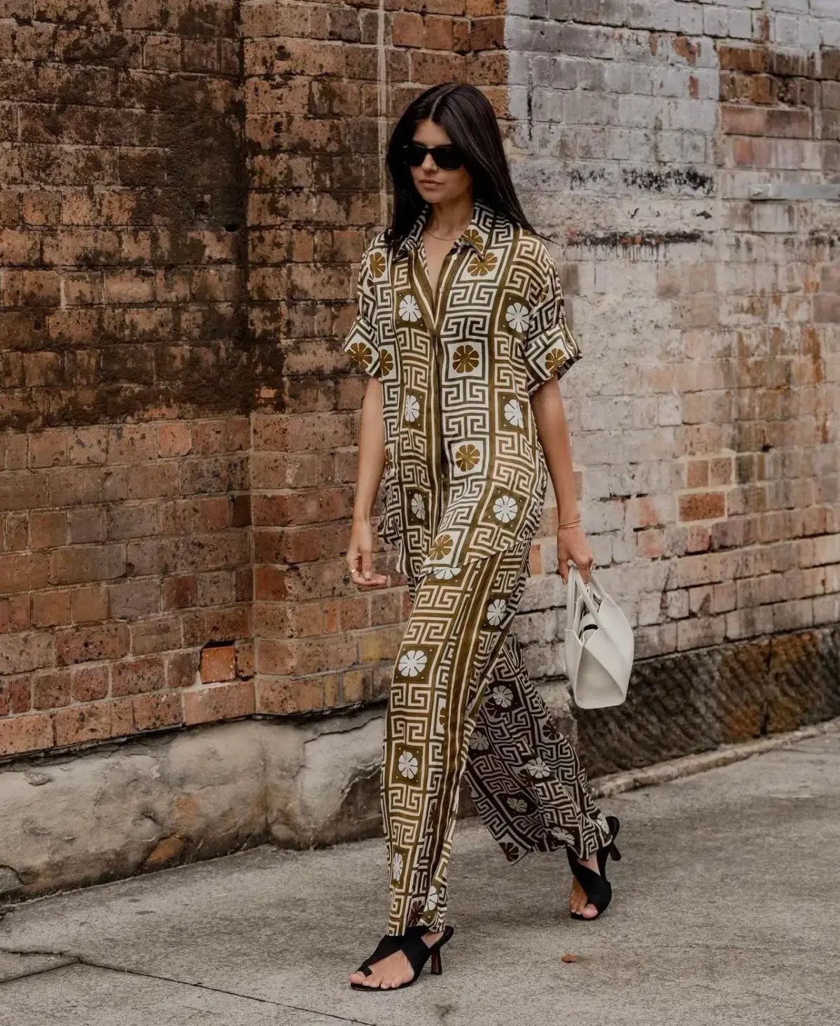Alemais Dimi Jacquard Shirt & Pant Set Print Size 8 photo 13