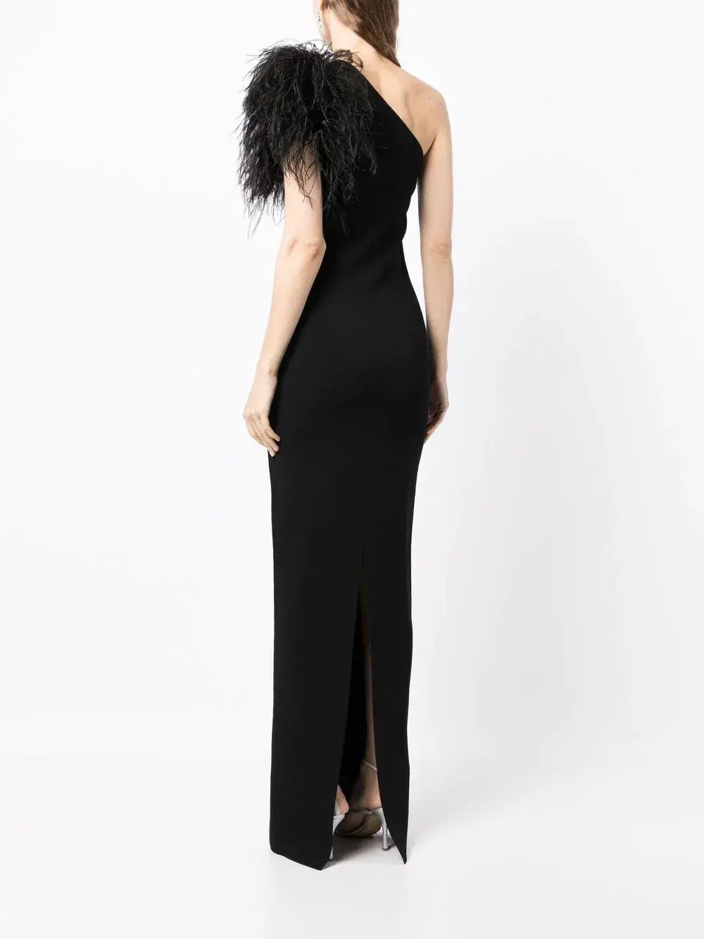 Rachel Gilbert Elcie Gown Black Size 8 photo 2
