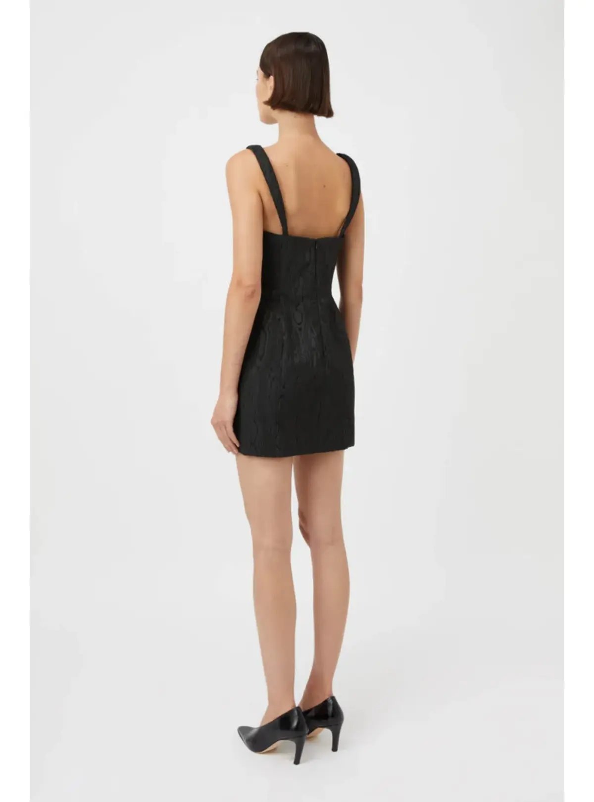 Camilla & Marc Malla Mini Dress in Black Size AU 10 photo 3