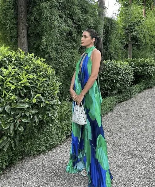 L'IDEE OPERA GOWN IN CAPRI GREEN SIZE 10 photo 5