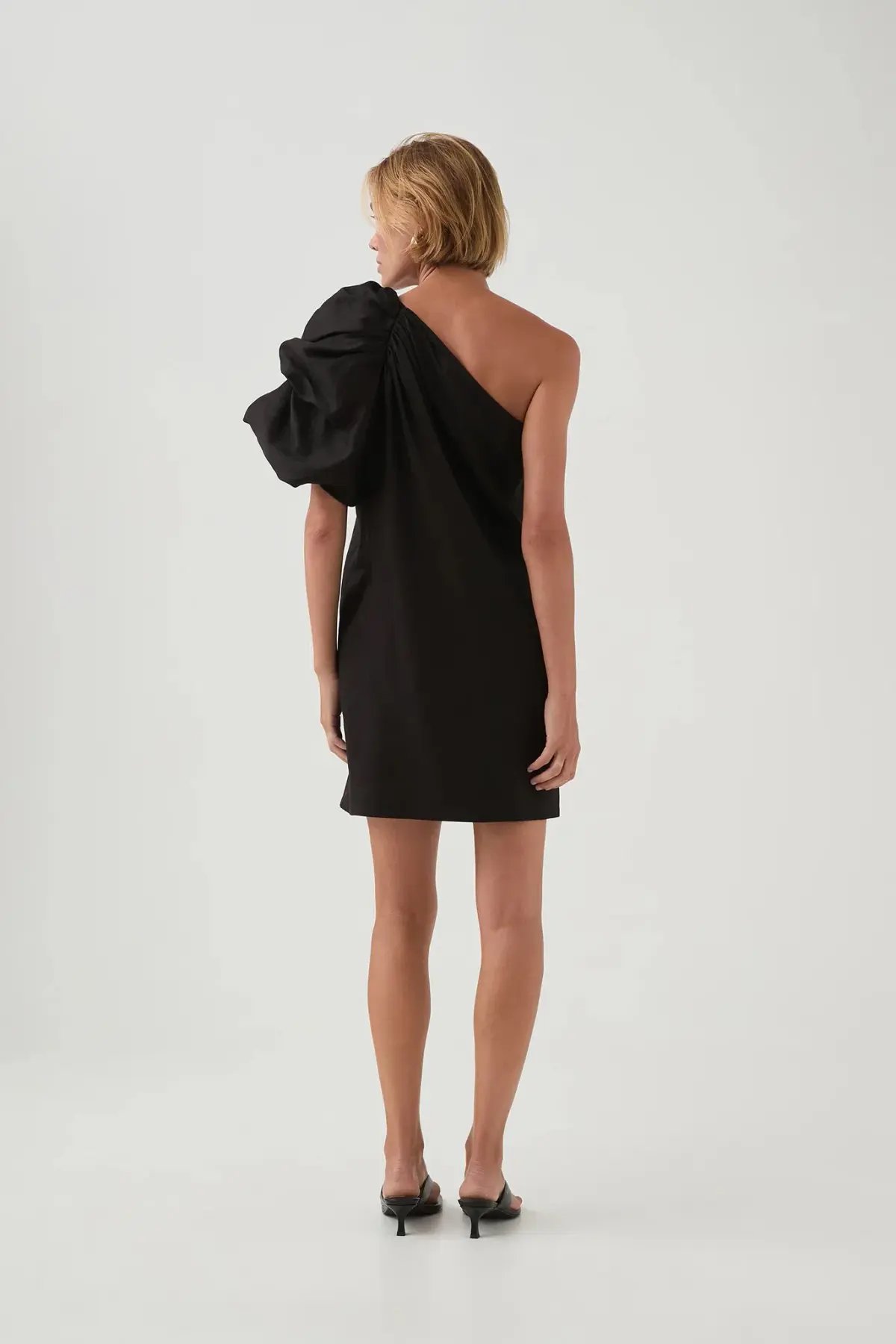 Aje Cira Mini Dress / Black / Size 16 photo 3
