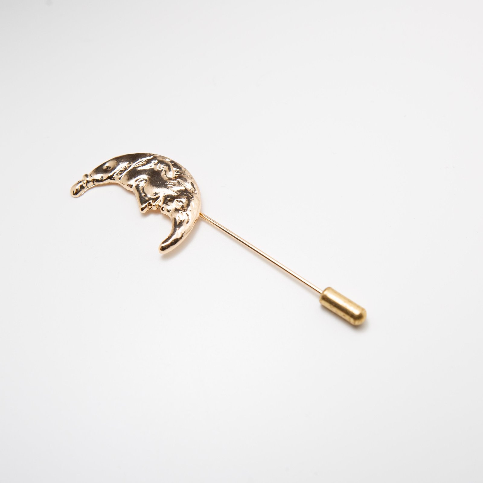 Wizard Moon Pin Gold photo 2