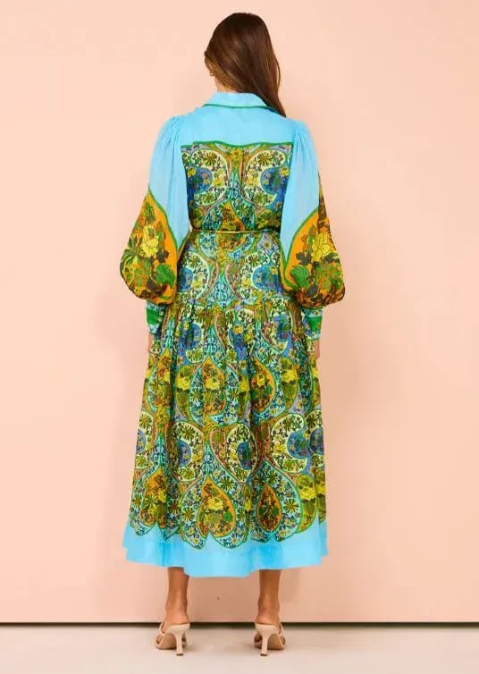 Alemais Sofie Shirtdress Multi Size 14 photo 3