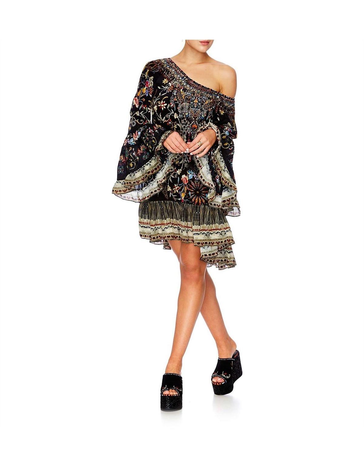 CAMILLA Dancing In The Dark A-Line Frill Dress size 8 photo 2