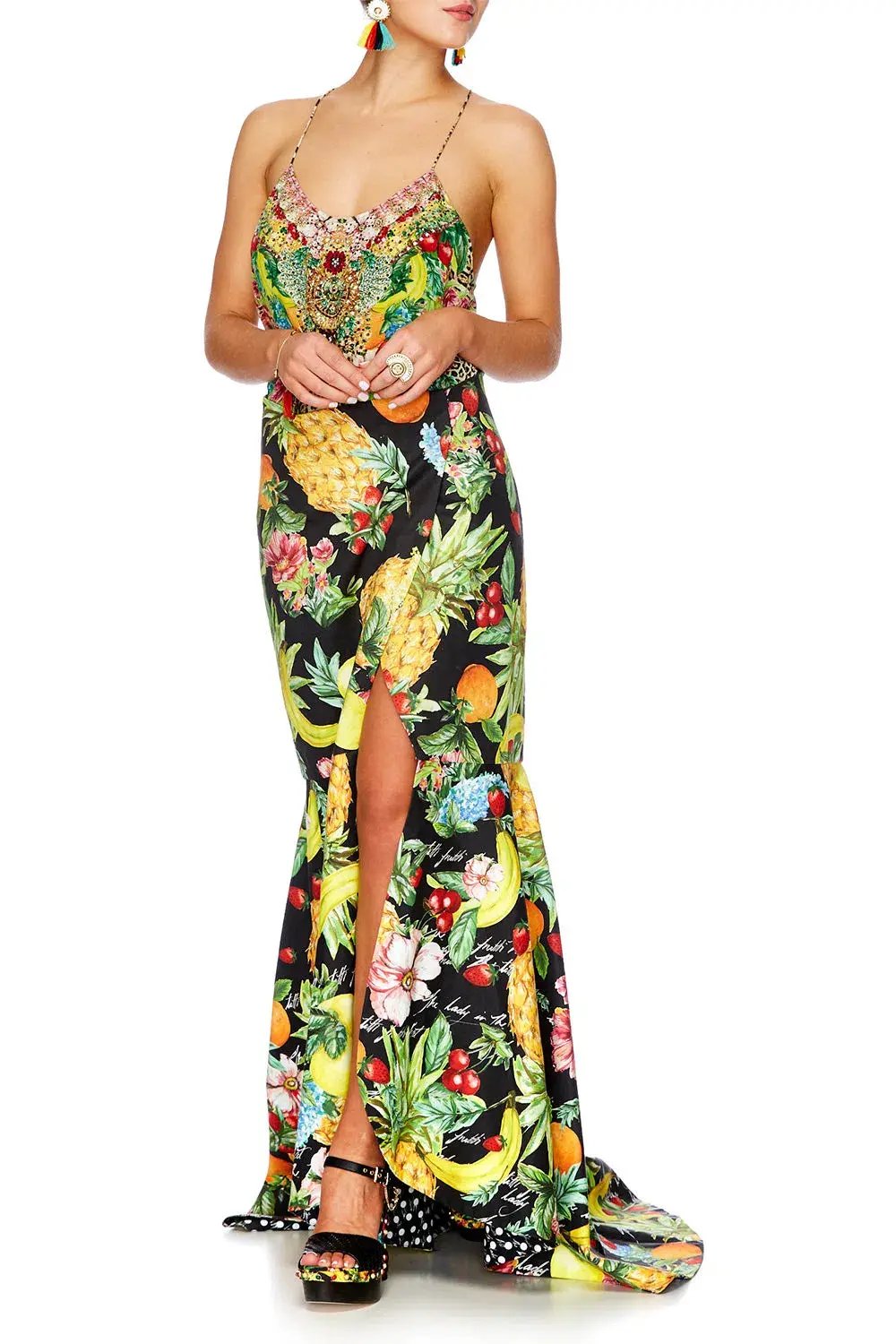 Camilla Call Me Carmen Wrap Skirt With Front Tucks Size S photo 5