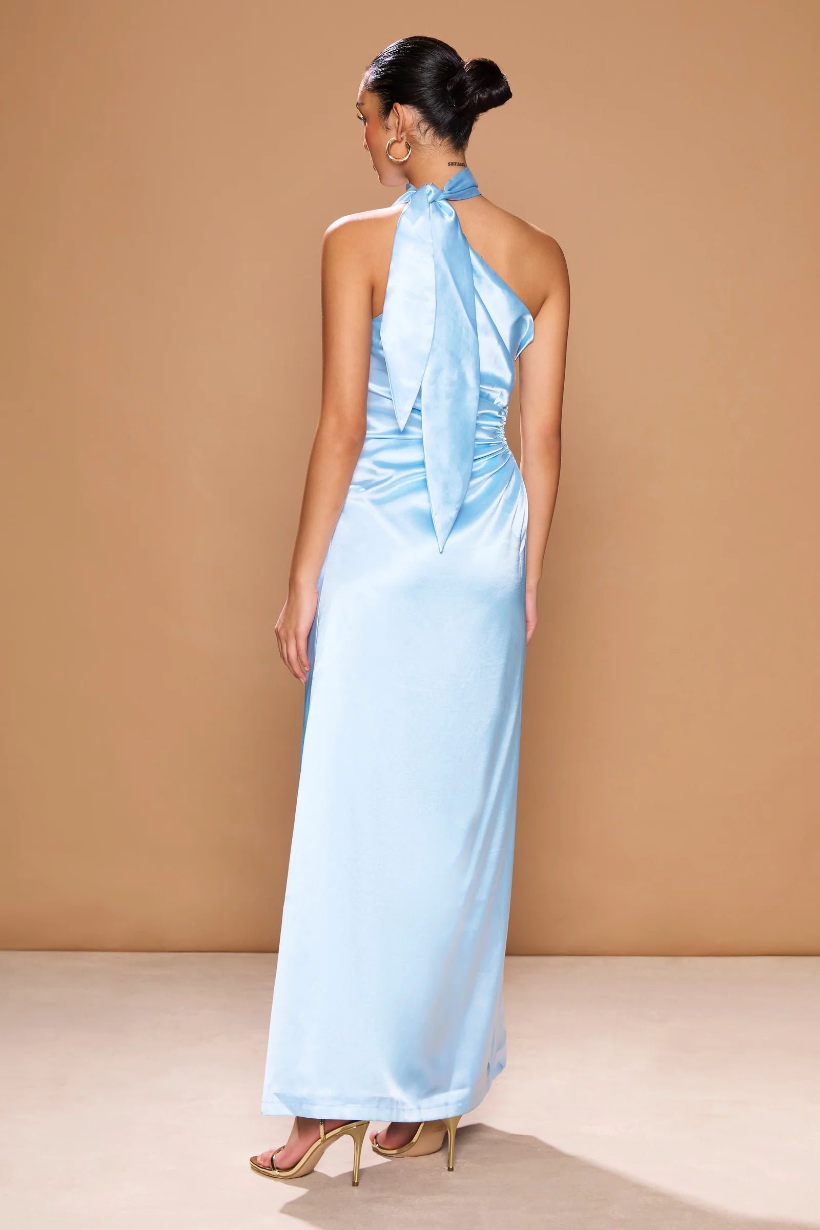 SONYA ALIA MAXI DRESS - AZZURRO PEARLA photo 6