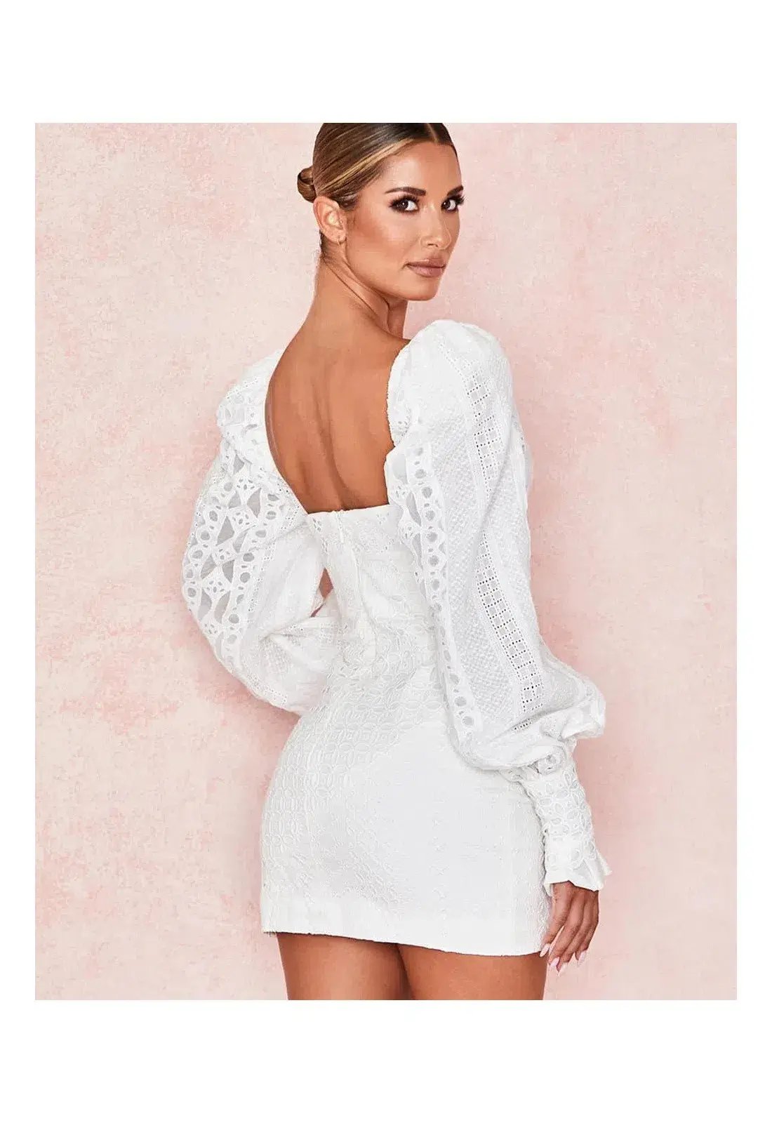 House of CB Marquis Mini Dress White Size 14 photo 4