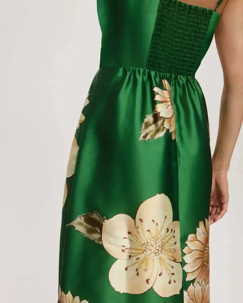 Alemais Sage Midi Dress Green Size 12 photo 3