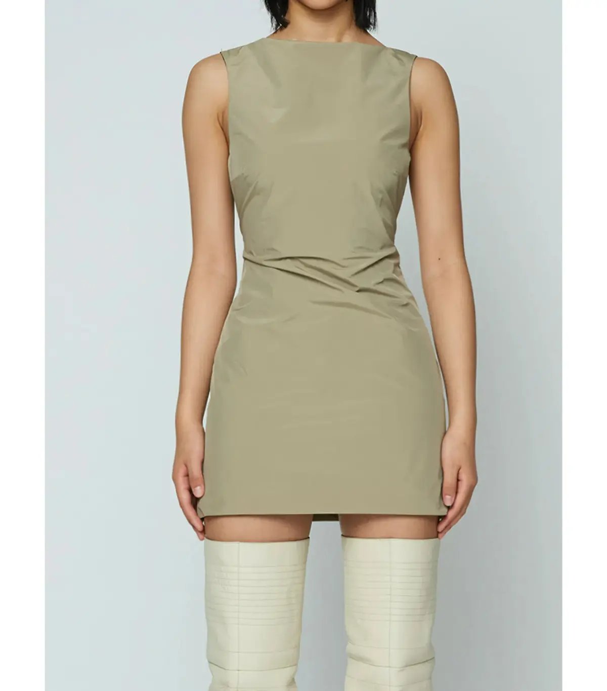 Wynn Hamlyn Sophia Mini Dress Cactus Green Size AU 6 photo 4
