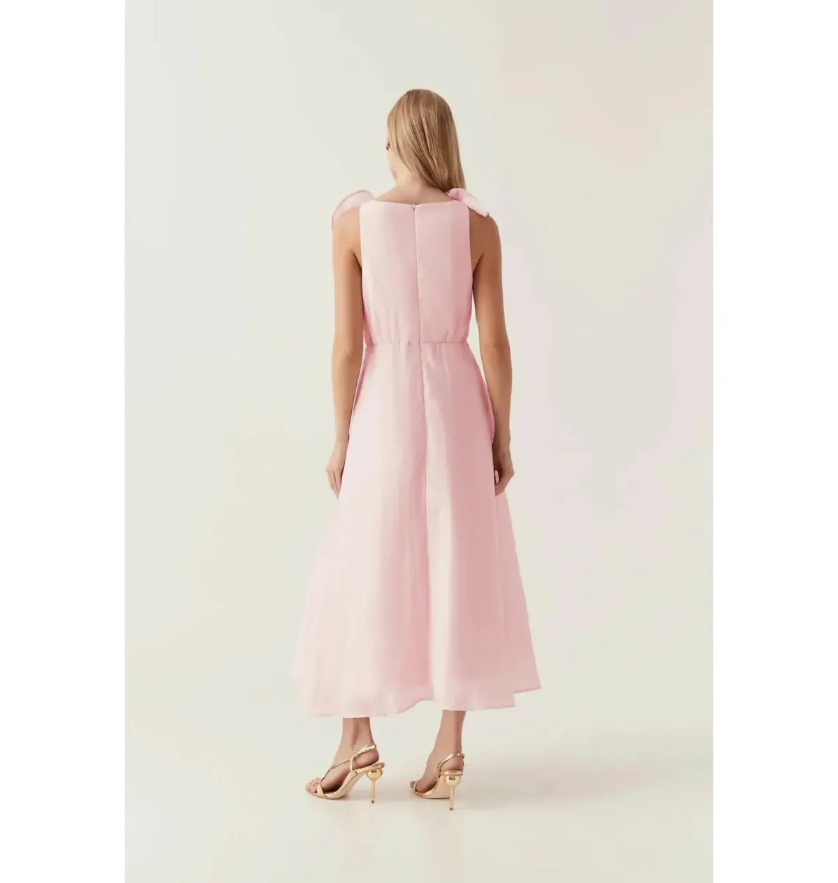 Aje Genesis Midi Dress Soft Pink Size AU 14 photo 4