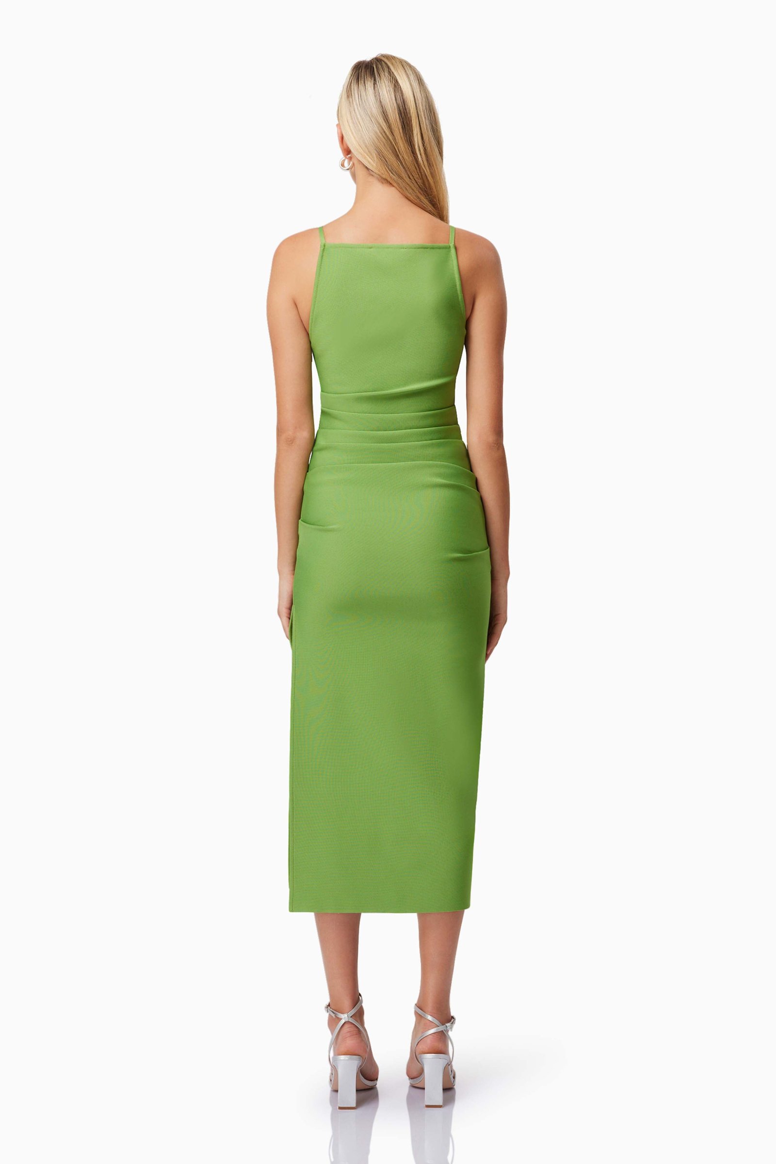 ELLIATT ROSE MIDI DRESS - FERNGREEN photo 5