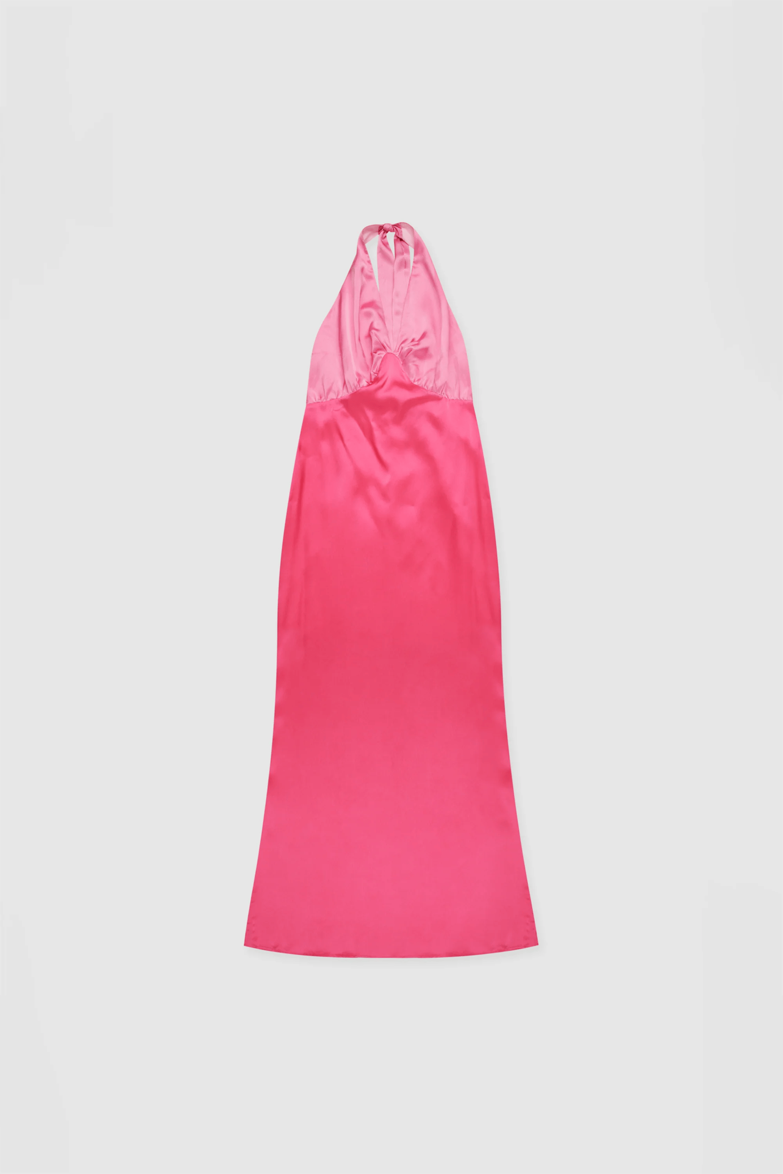 THE WOLF GANG OAHU SLIP DRESS - HOT PINK photo 8
